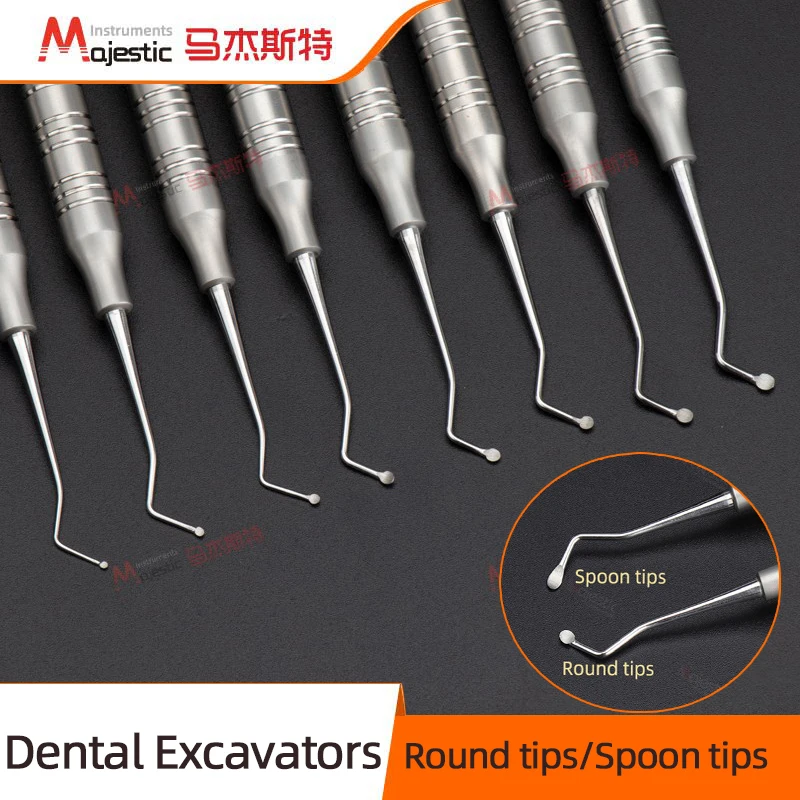 Double End Dental Excavators Stainless Steel Tool Professional Dental Tools Ce Certified For Clinic Tools Restorative Instrument - Image 2