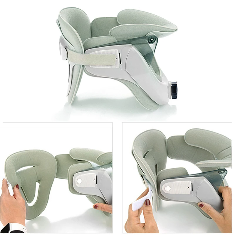 Air sac Adjustable Neck Stretcher Collar for Home Traction Spine Alignment Cervical Neck Traction Device - Image 2