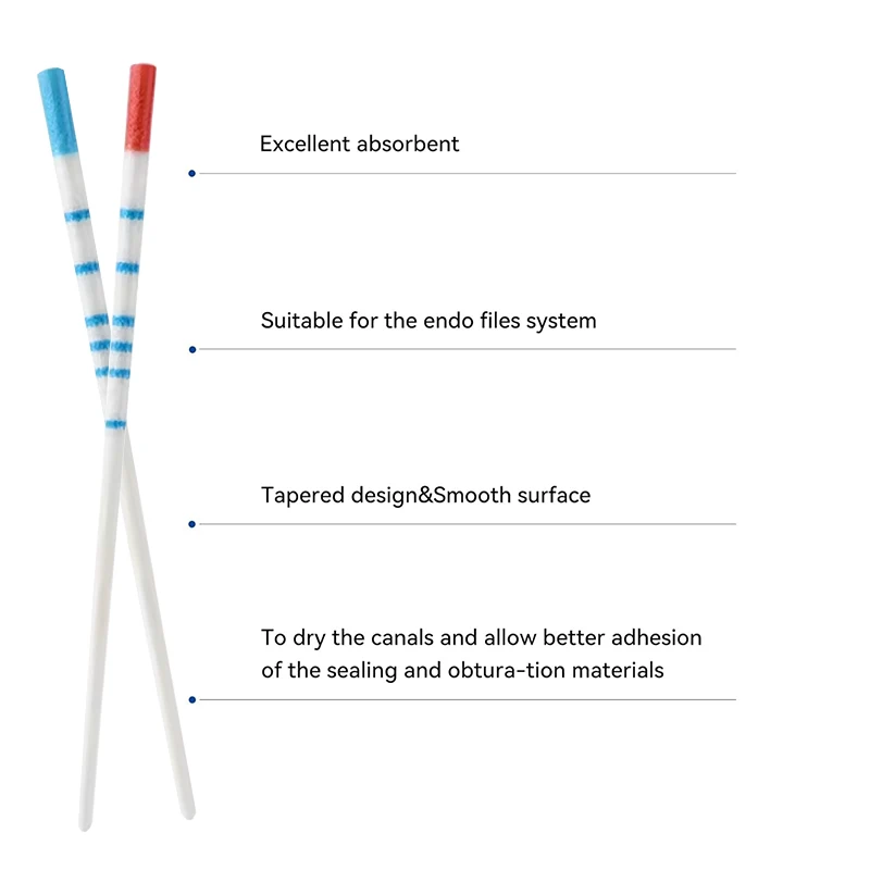 With Scale PP Taper F1 F2 F3 Dental Endodontics Paper Tips Cone Disposable Dental Absorbent Paper Points Dentistry Materials - Image 4